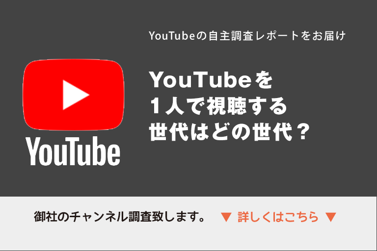 「動画視聴について」調査レポートのダウンロード