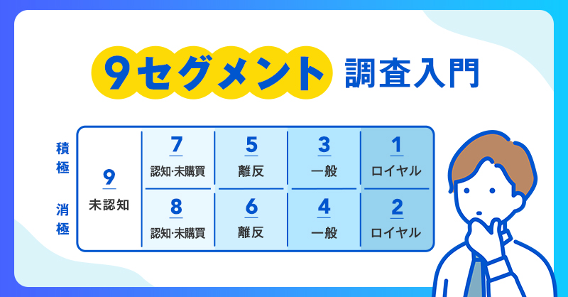 自社の顧客分布を可視化​「９セグメントとは」
