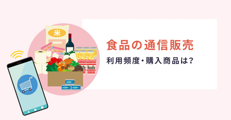 コロナ禍での食品通信販売利用の変化