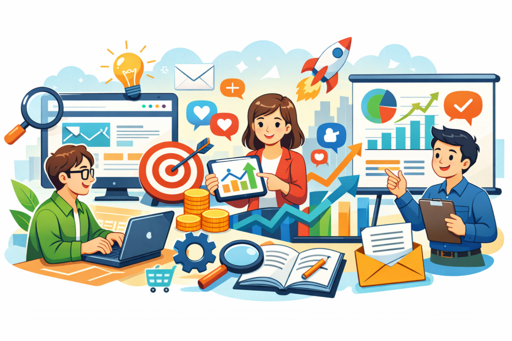 Webサイト制作に大切なマーケティング施策と併せて解説します！