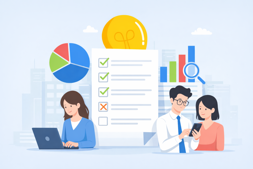 アンケート調査のモニターとは？仕組み・活用方法・注意点をわかりやすく解説