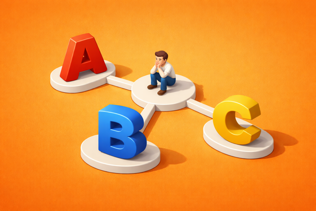 アンケート3択の面白い質問集|選択肢の作り方と4択との違いも解説