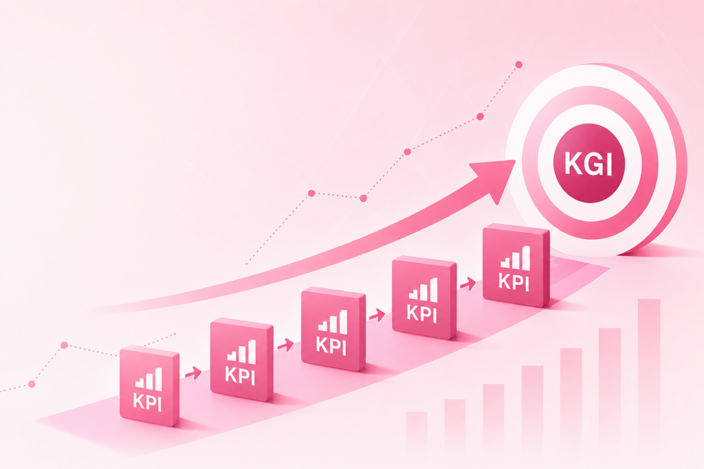 KPI設定に迷ったら｜意味・設定手順・よくある指標まで完全ガイド