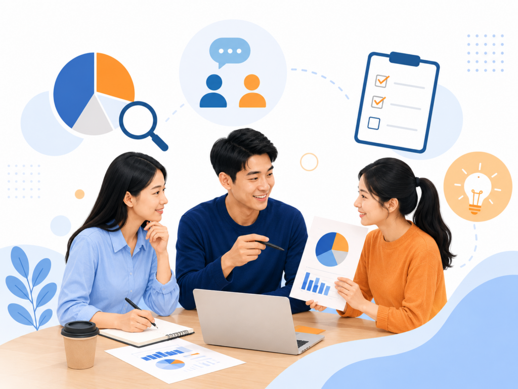 マーケティングリサーチ入門｜課題解決のための基本と全手順を解説