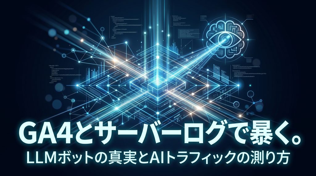 第2回：GA4とサーバーログで暴く。LLMボットの真実とAIトラフィックの測り方
